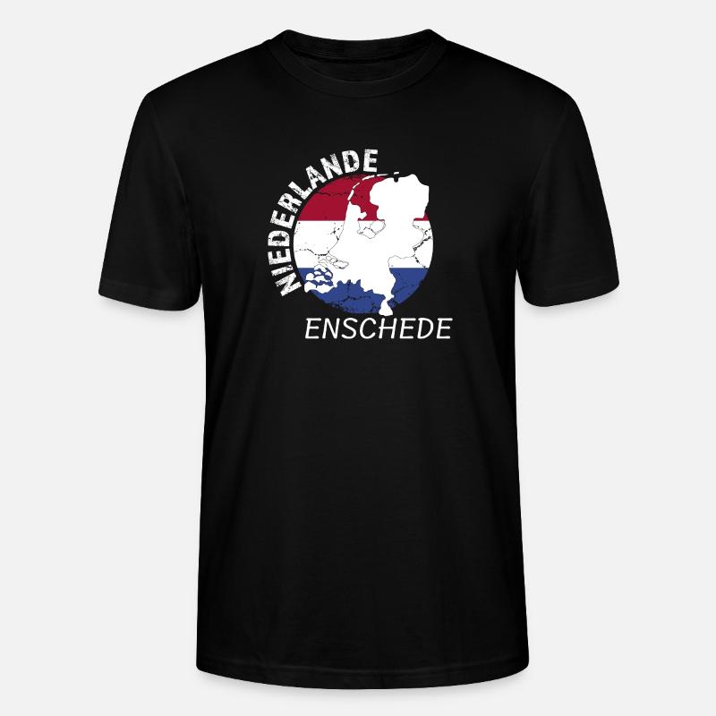 Enschede - Stanley/Stella Unisex Bio-T-Shirt CRAFTER - Schwarz