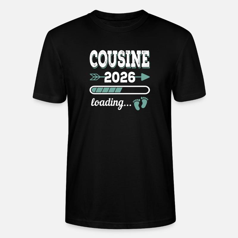 Cousine 2026 Loading Große Cousine - Stanley/Stella Unisex Bio-T-Shirt CRAFTER - Schwarz