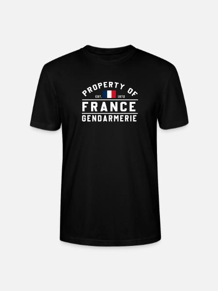 Gendarmerie Est 1972 - T-shirt bio CRAFTER Stanley Stella Unisexe - noir