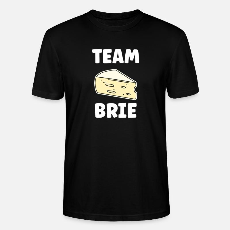 Humor Brie-Käse - Stanley/Stella Unisex Bio-T-Shirt CRAFTER - Schwarz