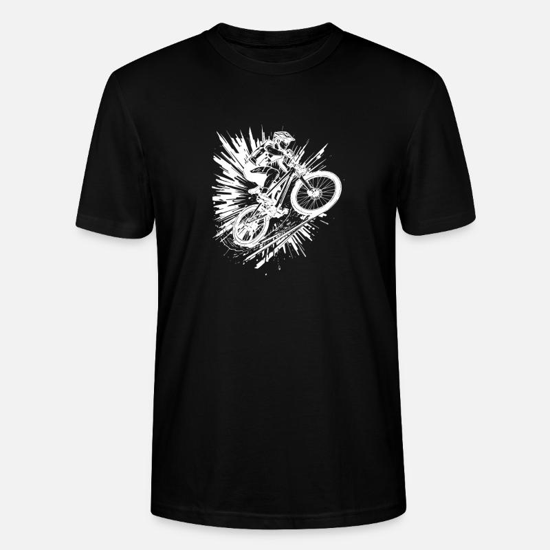 VTT Cyclisme VTT - T-shirt bio CRAFTER Stanley Stella Unisexe - noir