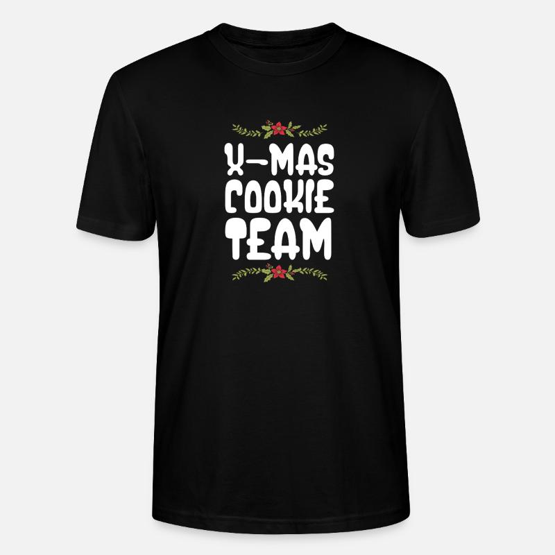 L’équipe des biscuits de Noël - T-shirt bio CRAFTER Stanley Stella Unisexe - noir