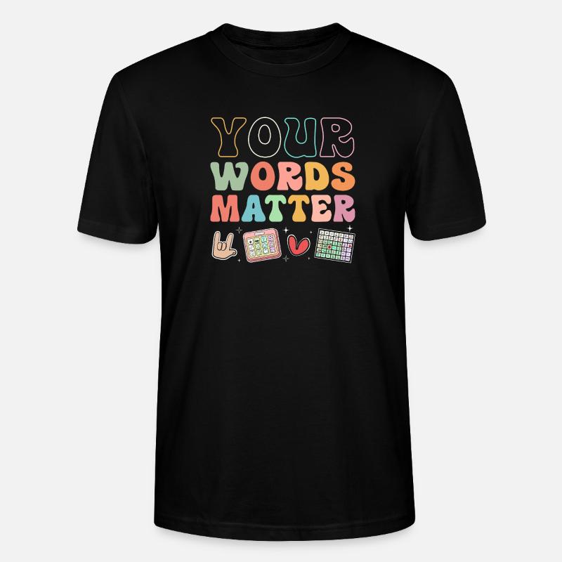 Sonderschule Lehrer Förderschule Pädagoge - Stanley/Stella Unisex Bio-T-Shirt CRAFTER - Schwarz