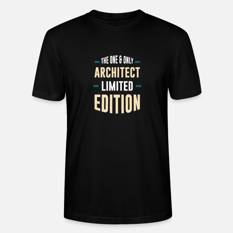 Unique Architect Édition Limitée - T-shirt bio CRAFTER Stanley Stella Unisexe - noir