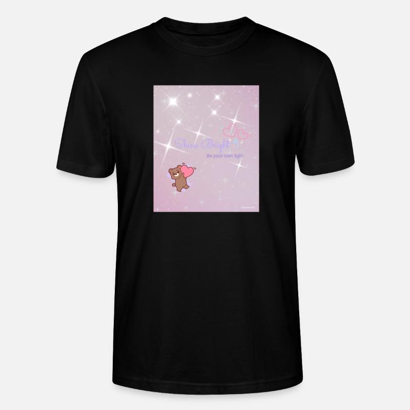 Shine Bright – Be Your Own Light - Stanley/Stella Unisex Bio-T-Shirt CRAFTER - Schwarz