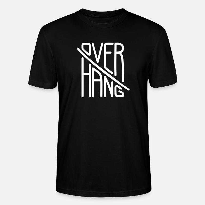 Overhang - Climbing Wall Typography - Stanley/Stella Unisex Bio-T-Shirt CRAFTER - Schwarz