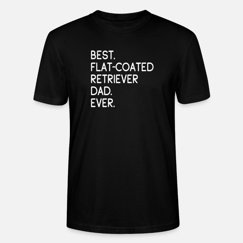 Flat-Coated Retriever - Stanley/Stella Unisex Bio-T-Shirt CRAFTER - Schwarz
