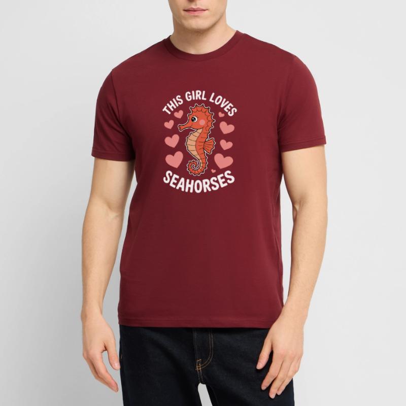Seepferdchen Spruch Lustiges Seepferdchen Geschenk Stanley/Stella Unisex Bio-T-Shirt CRAFTER