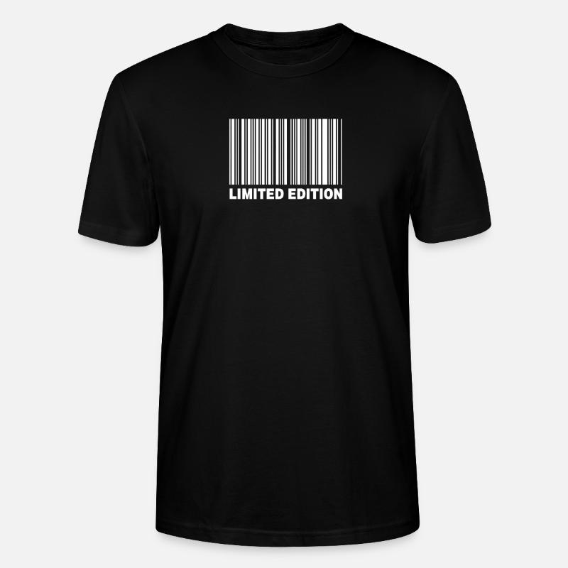 LIMITED EDITION - BARCODE - Stanley/Stella Unisex Bio-T-Shirt CRAFTER - Schwarz