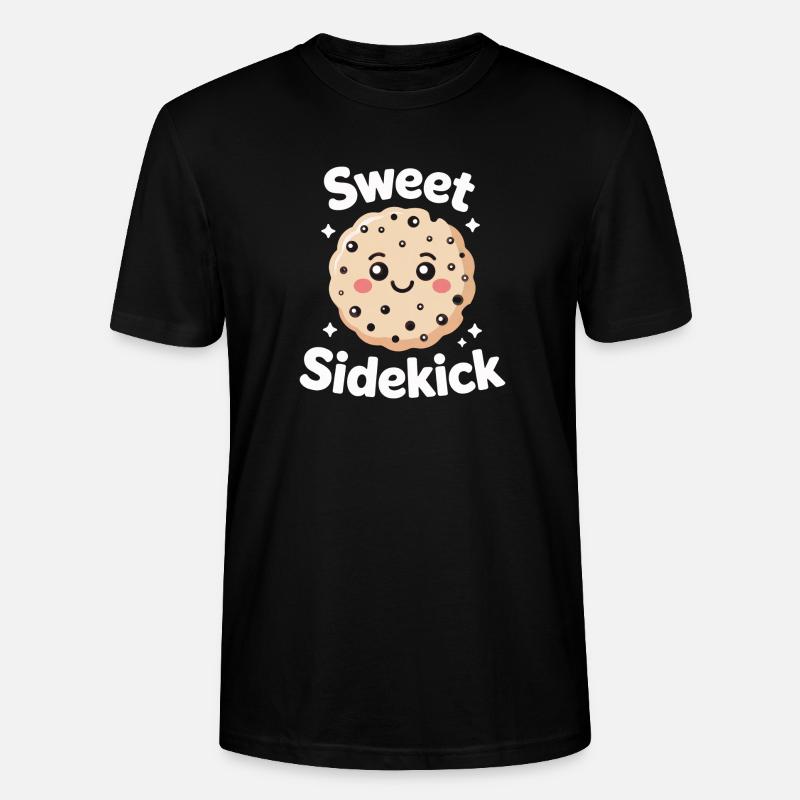 Sweet Sidekick – Cookie Maskottchen - Stanley/Stella Unisex Bio-T-Shirt CRAFTER - Schwarz