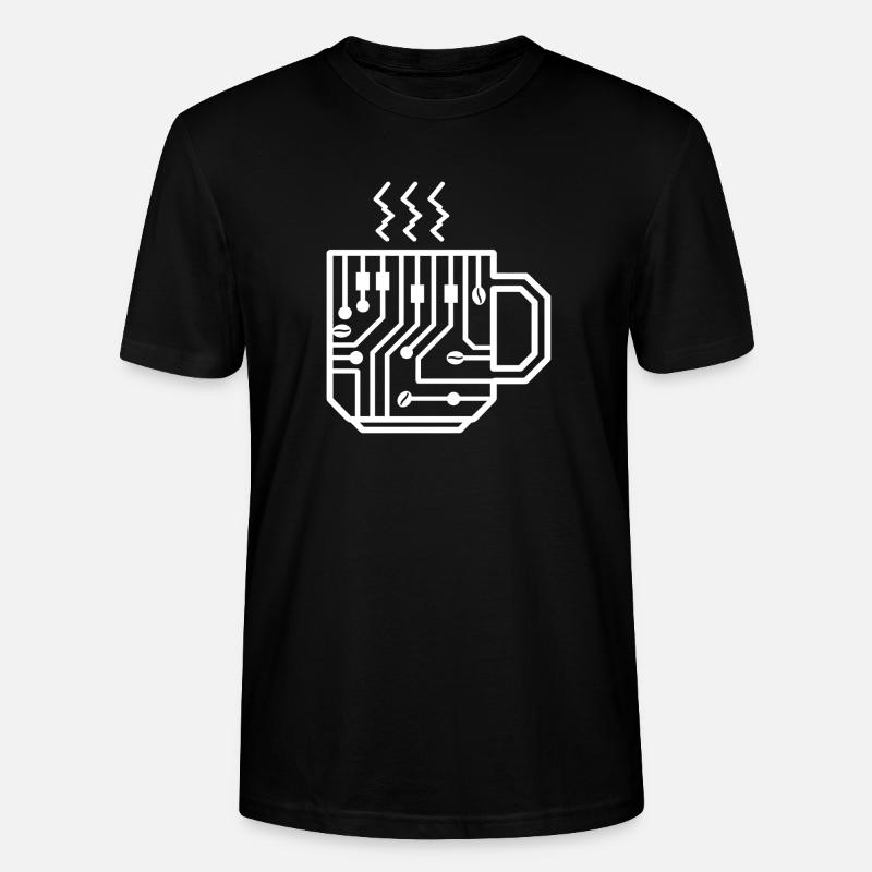 Circuit Mug Glyph Tech Brew - Stanley/Stella CRAFTER Unisex Organic T-Shirt - black