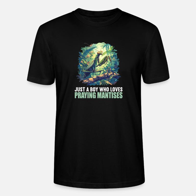 Gottesanbeterinnen Gottesanbeterin - Stanley/Stella Unisex Bio-T-Shirt CRAFTER - Schwarz