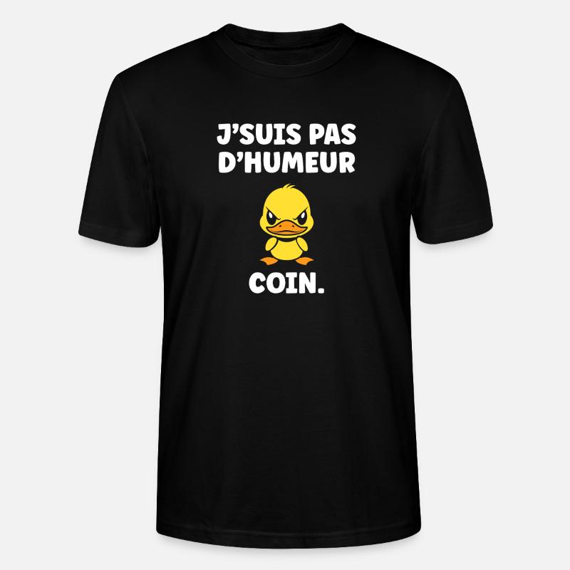 ICH BIN NICHT IN STIMMUNG - Stanley/Stella Unisex Bio-T-Shirt CRAFTER - Schwarz