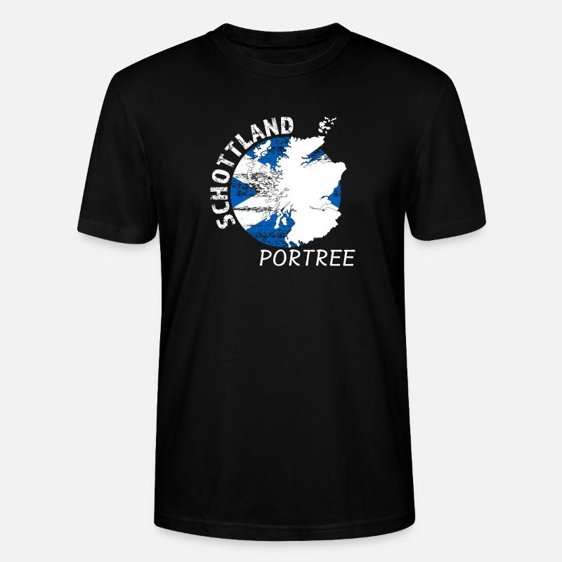 Portree - Stanley/Stella Unisex Bio-T-Shirt CRAFTER - Schwarz