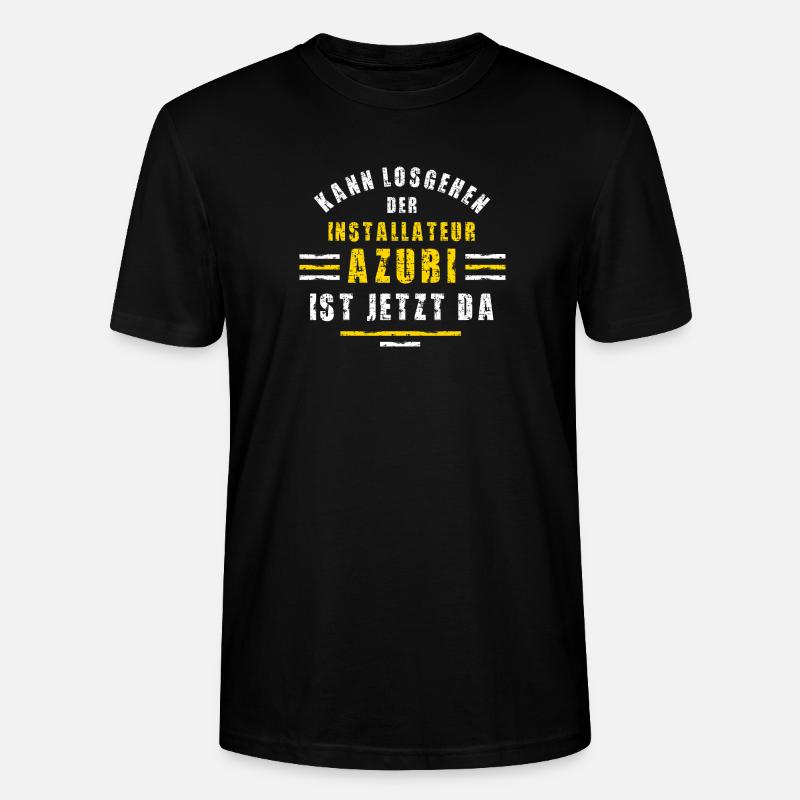 Installer Trainee Training Apprenticeship Trainee - Stanley/Stella CRAFTER Unisex Organic T-Shirt - black