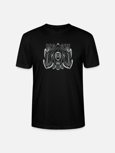 Mandala style eye with tentacle tendrils - Stanley/Stella CRAFTER Unisex Organic T-Shirt - black