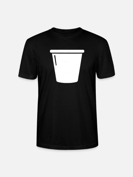 Eimer Putzeimer Haushalt Icon Vektor - Stanley/Stella Unisex Bio-T-Shirt CRAFTER - Schwarz
