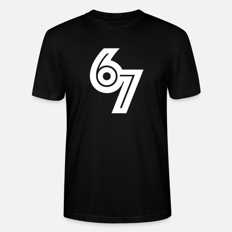 67_meme - Stanley/Stella Unisex Bio-T-Shirt CRAFTER - Schwarz