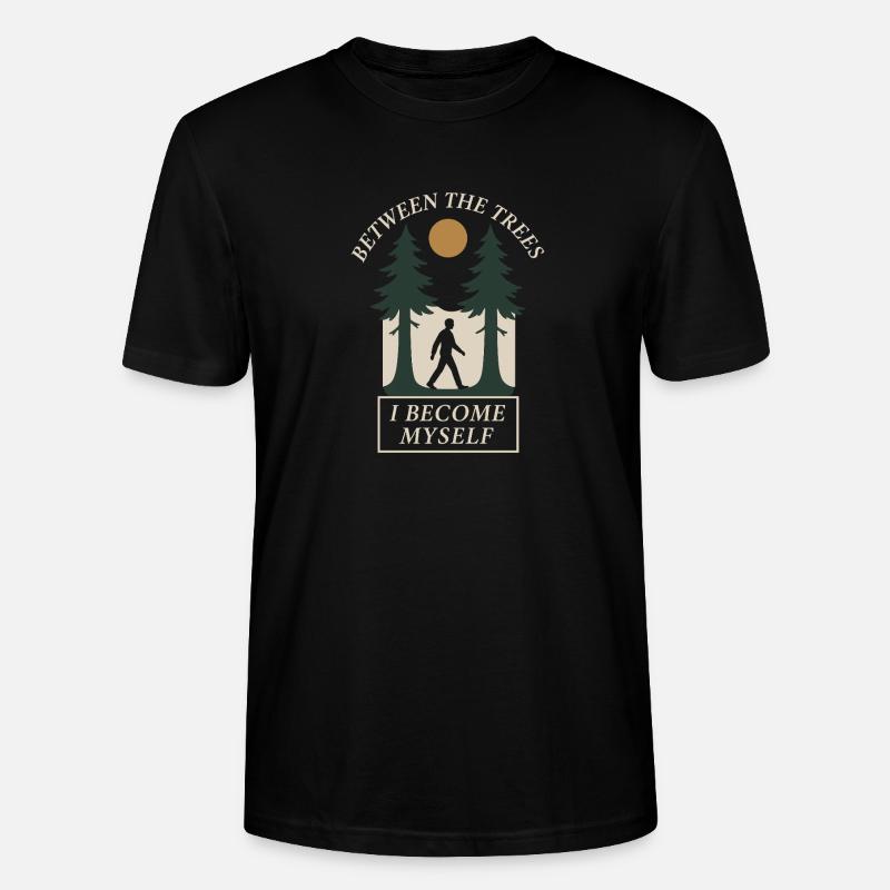 Forest Walk Overthinker Mental Reset - Stanley/Stella Unisex Bio-T-Shirt CRAFTER - Schwarz