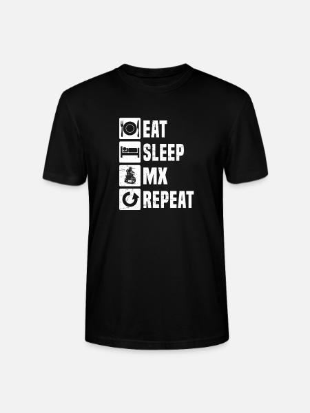 Conception motocross Power Motocross - T-shirt bio CRAFTER Stanley Stella Unisexe - noir