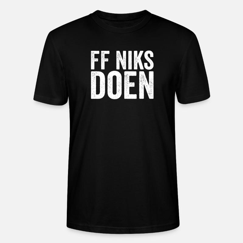 FF macht nichts – eine wunderbare Ruhe - Stanley/Stella Unisex Bio-T-Shirt CRAFTER - Schwarz