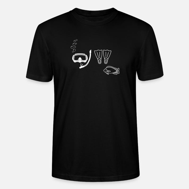 Tauchen – Geschenkidee - Stanley/Stella Unisex Bio-T-Shirt CRAFTER - Schwarz
