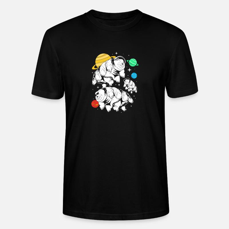 Tardigrade Tardigrades Bärtierchen Wasserbär - Stanley/Stella Unisex Bio-T-Shirt CRAFTER - Schwarz