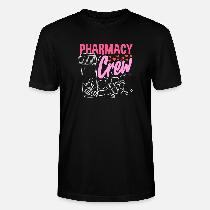 Apotheker Pharmazeutisch-technischer - Stanley/Stella Unisex Bio-T-Shirt CRAFTER - Schwarz