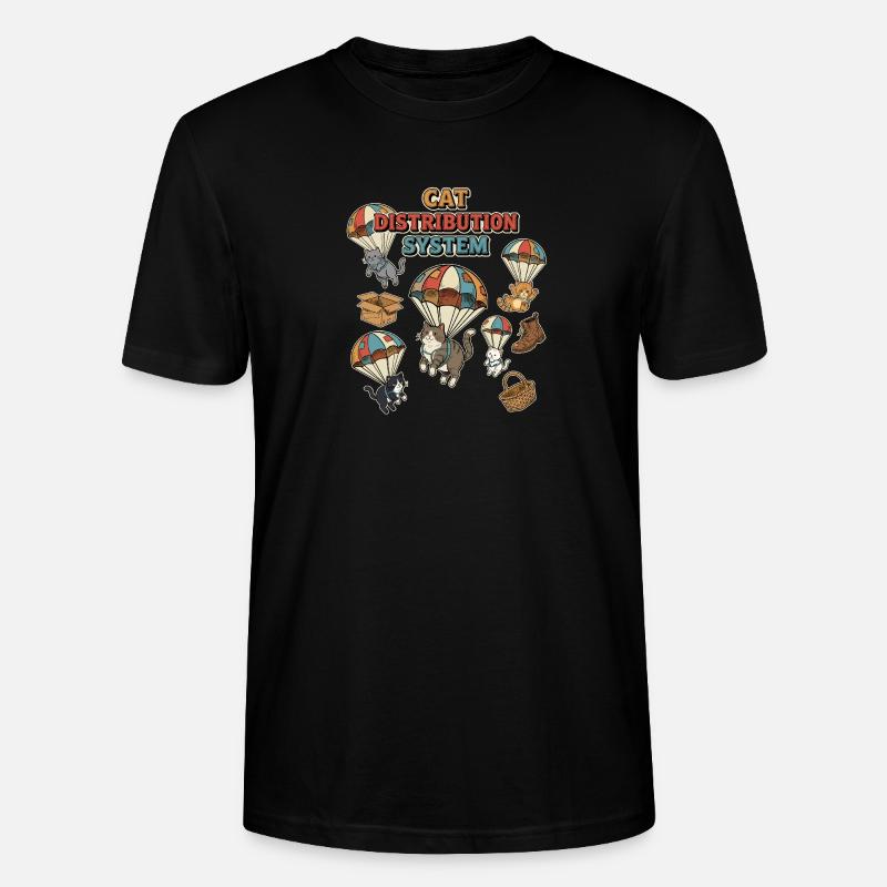 Katzenverteilungssystem - Stanley/Stella Unisex Bio-T-Shirt CRAFTER - Schwarz
