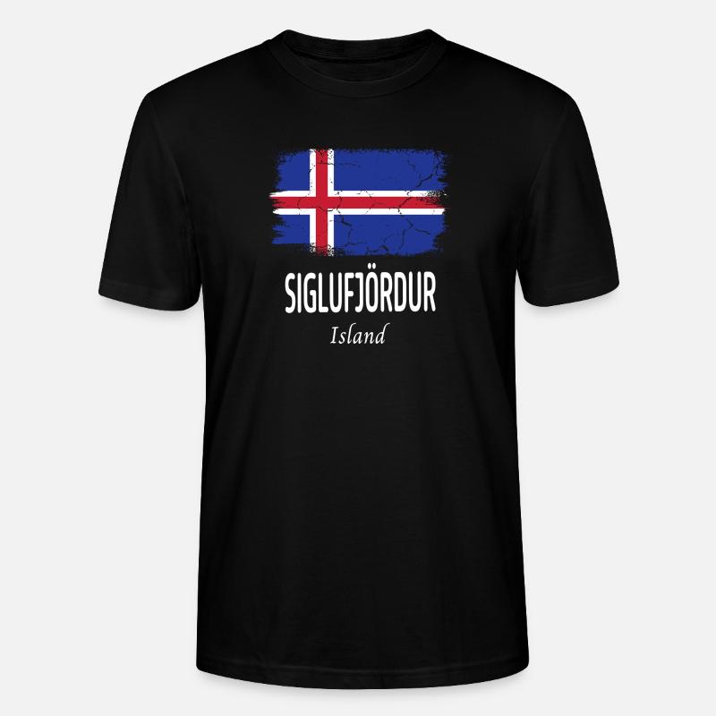 Siglufjördur - T-shirt bio CRAFTER Stanley Stella Unisexe - noir
