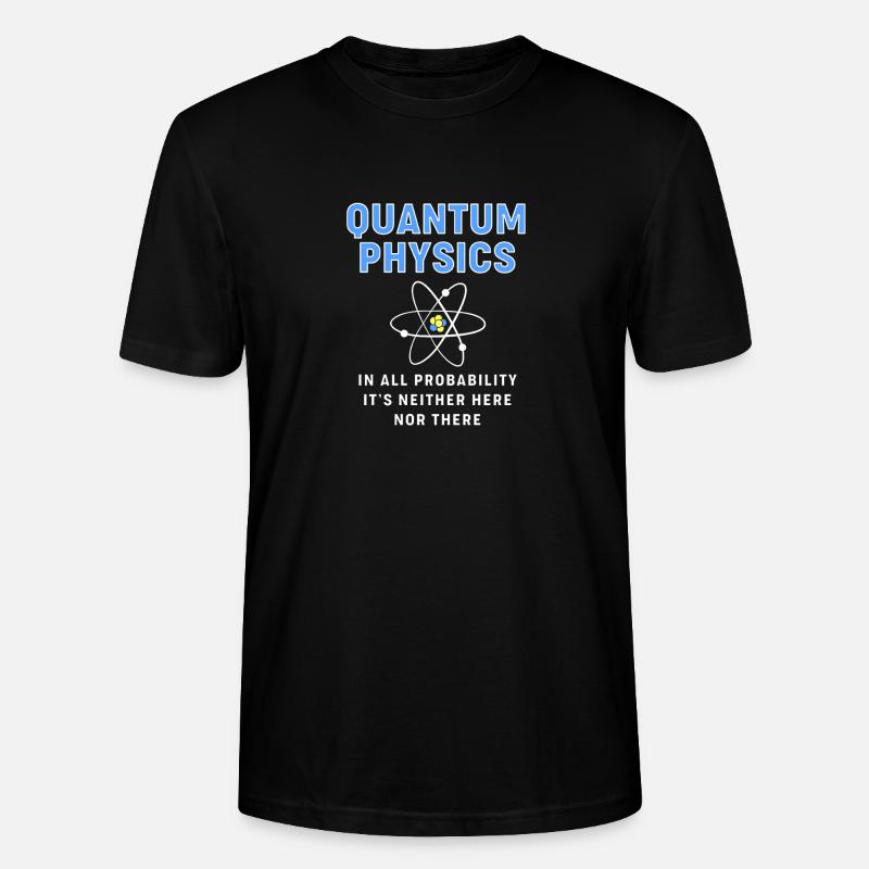 Quantensprung Quanten Physik Quantenphysik - Stanley/Stella Unisex Bio-T-Shirt CRAFTER - Schwarz