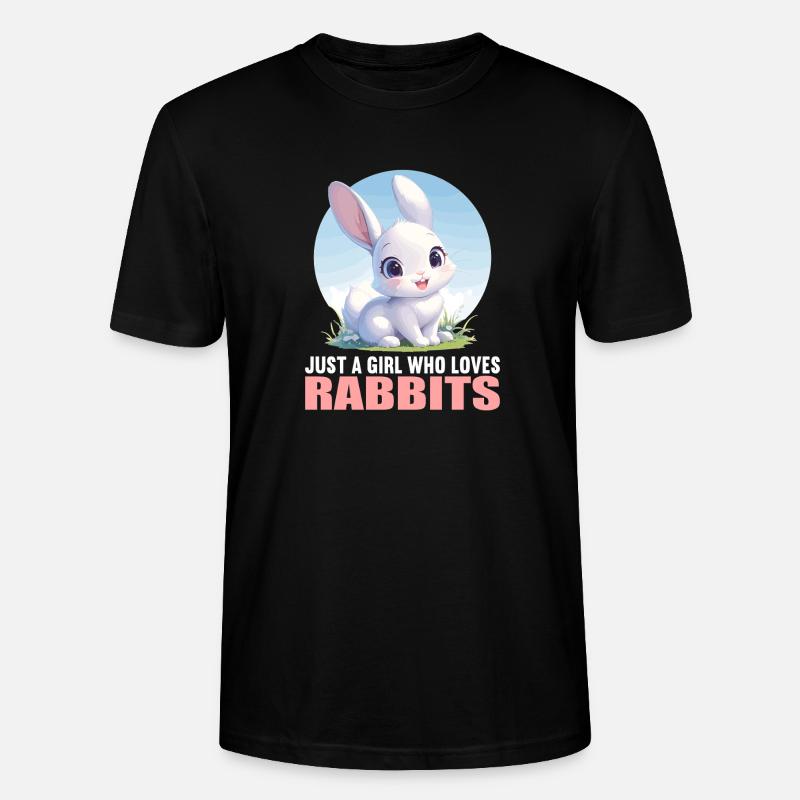 Hasen Hase - Stanley/Stella Unisex Bio-T-Shirt CRAFTER - Schwarz