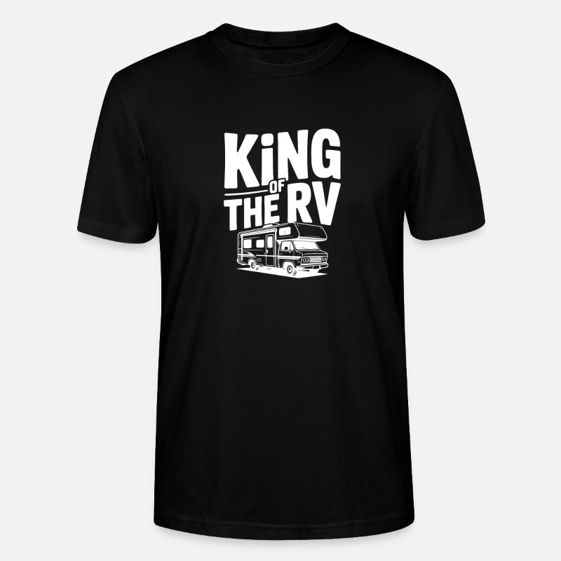 König der Wohnmobile - Stanley/Stella Unisex Bio-T-Shirt CRAFTER - Schwarz