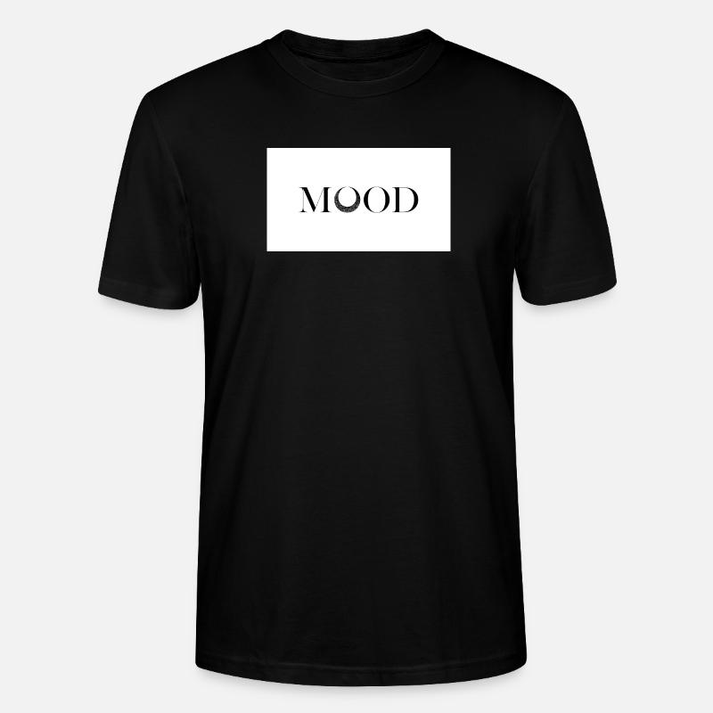 MOOD Minimal Typography Design - Stanley/Stella Unisex Bio-T-Shirt CRAFTER - Schwarz