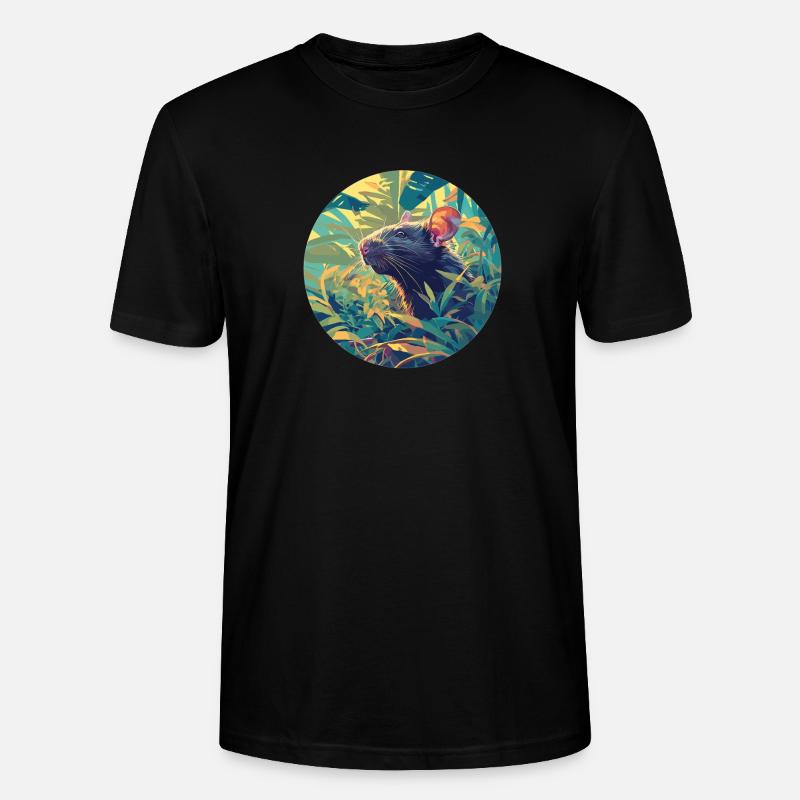 Ratten Ratte - Stanley/Stella Unisex Bio-T-Shirt CRAFTER - Schwarz