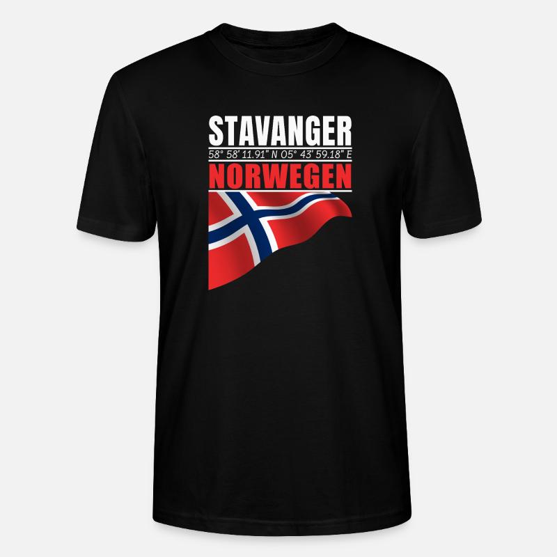 Stavanger - Stanley/Stella Unisex Bio-T-Shirt CRAFTER - Schwarz