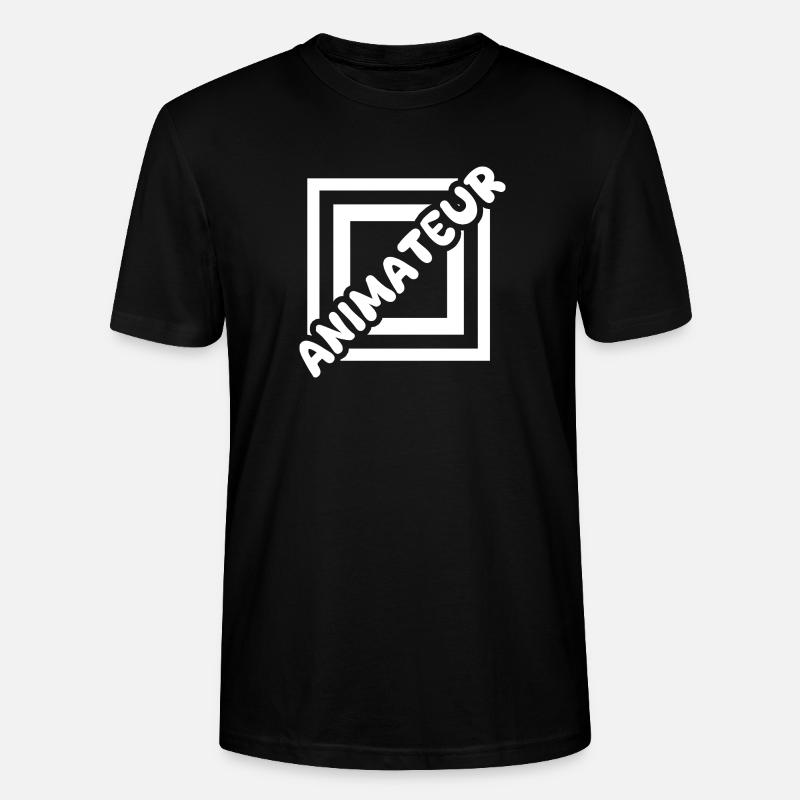 Animateur de poste - T-shirt bio CRAFTER Stanley Stella Unisexe - noir