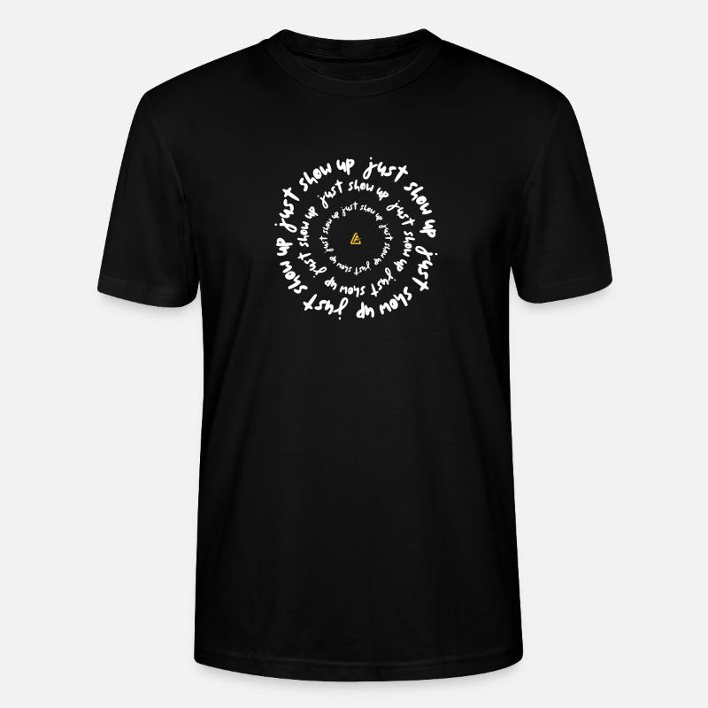 Einfach erscheinen – Disziplin-Mindset-Design - Stanley/Stella Unisex Bio-T-Shirt CRAFTER - Schwarz