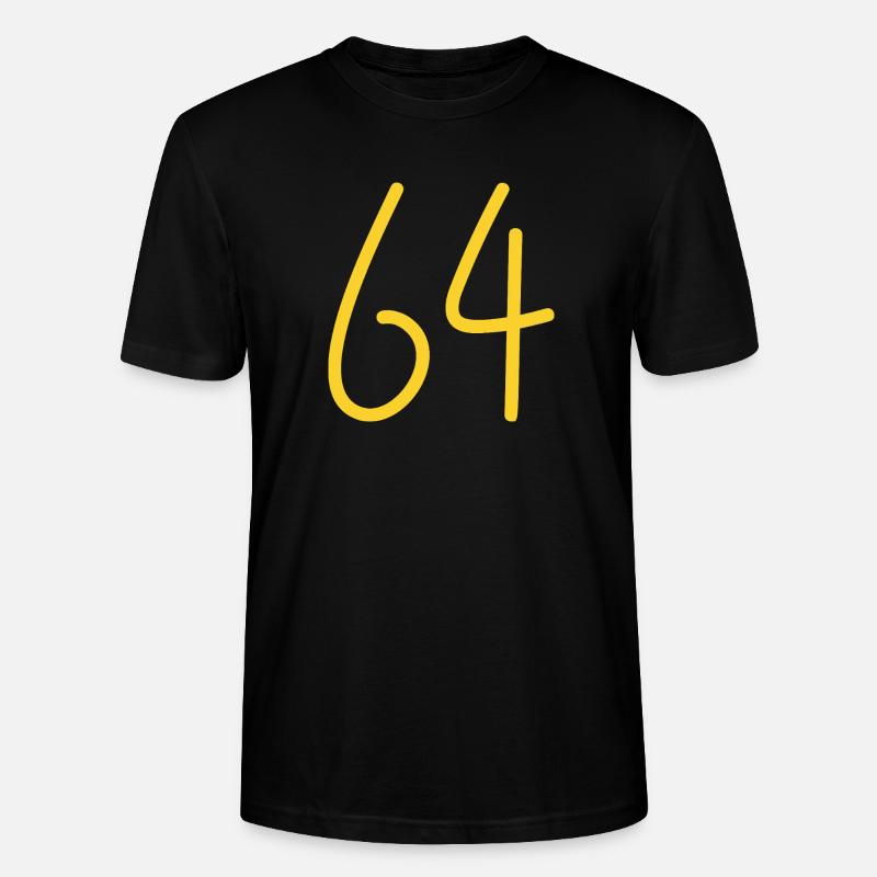 64 - Stanley/Stella Unisex Bio-T-Shirt CRAFTER - Schwarz