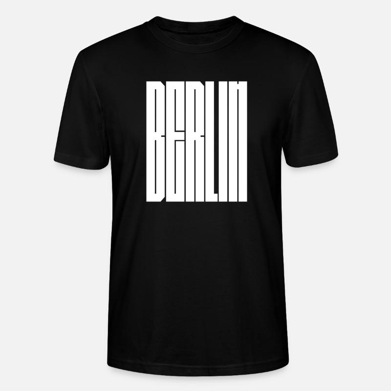 Berliner Stadttypografie - Stanley/Stella Unisex Bio-T-Shirt CRAFTER - Schwarz