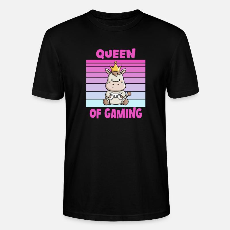 game queen controller - Stanley/Stella Unisex Bio-T-Shirt CRAFTER - Schwarz
