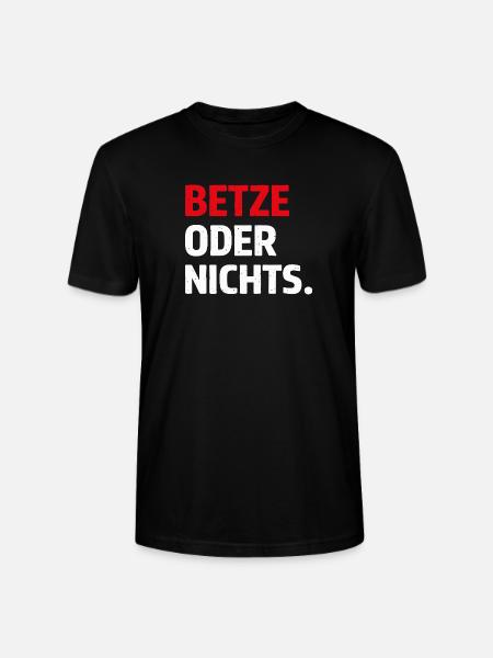 Betze oder nichts – Kaiserslautern Statement Shirt - Stanley/Stella Unisex Bio-T-Shirt CRAFTER - Schwarz
