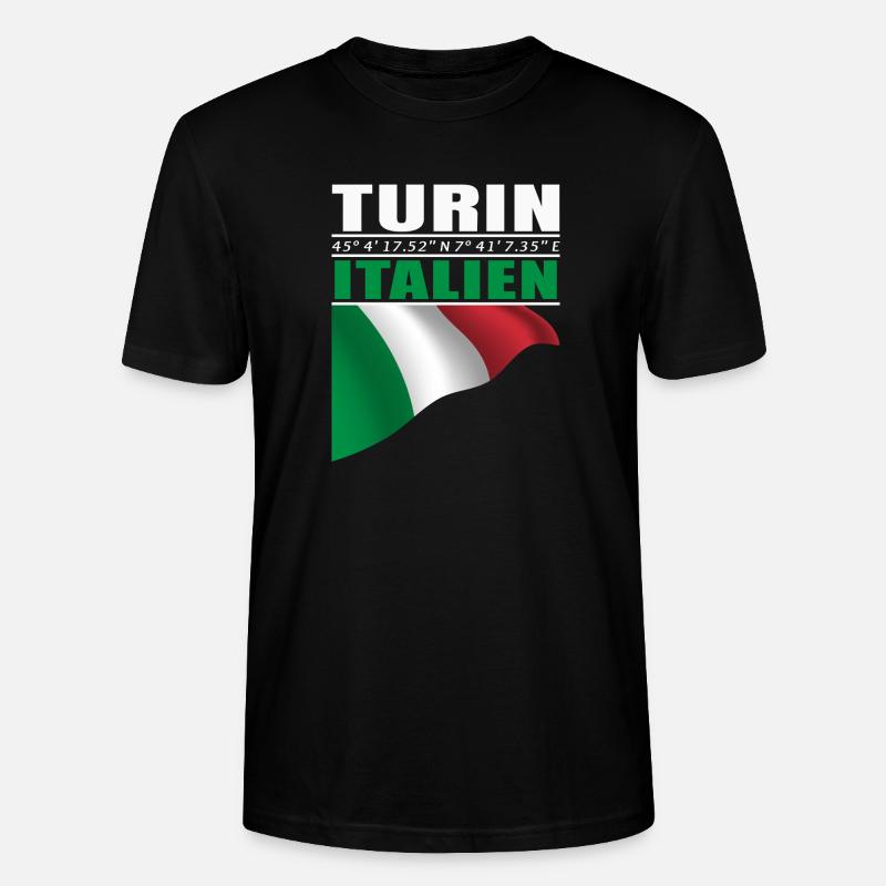Turin - Stanley/Stella Unisex Bio-T-Shirt CRAFTER - Schwarz