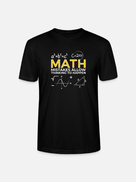 Mathematische Fehler ermöglichen das Denken - Stanley/Stella Unisex Bio-T-Shirt CRAFTER - Schwarz