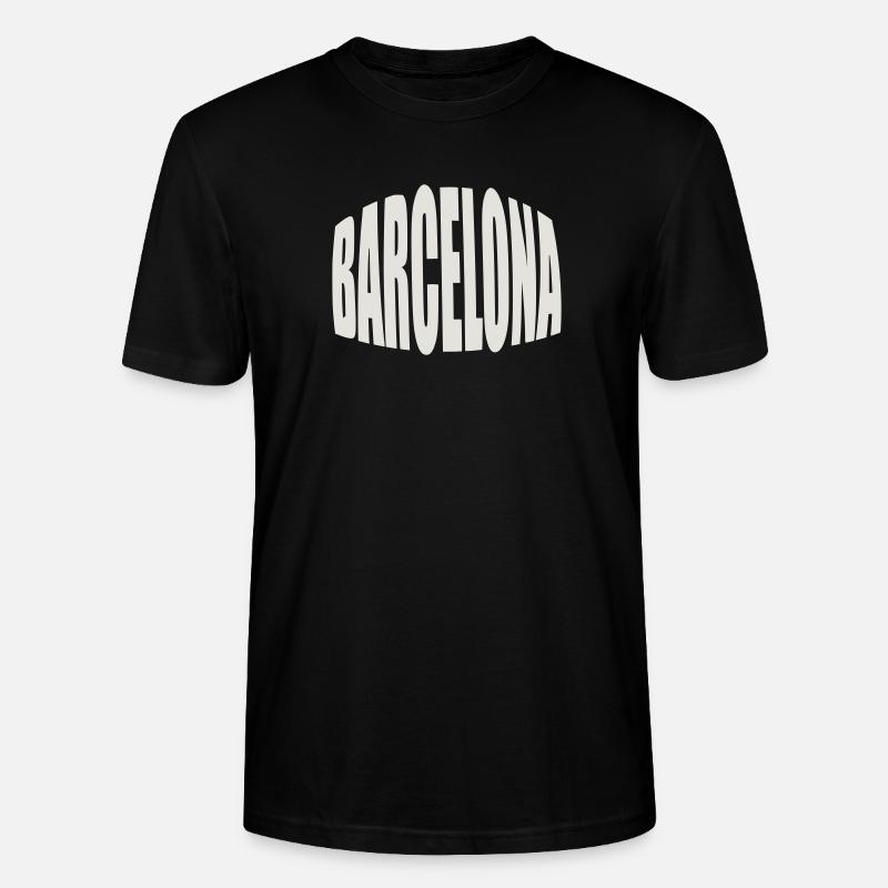 Logo Grand du Barcelone - T-shirt bio CRAFTER Stanley Stella Unisexe - noir