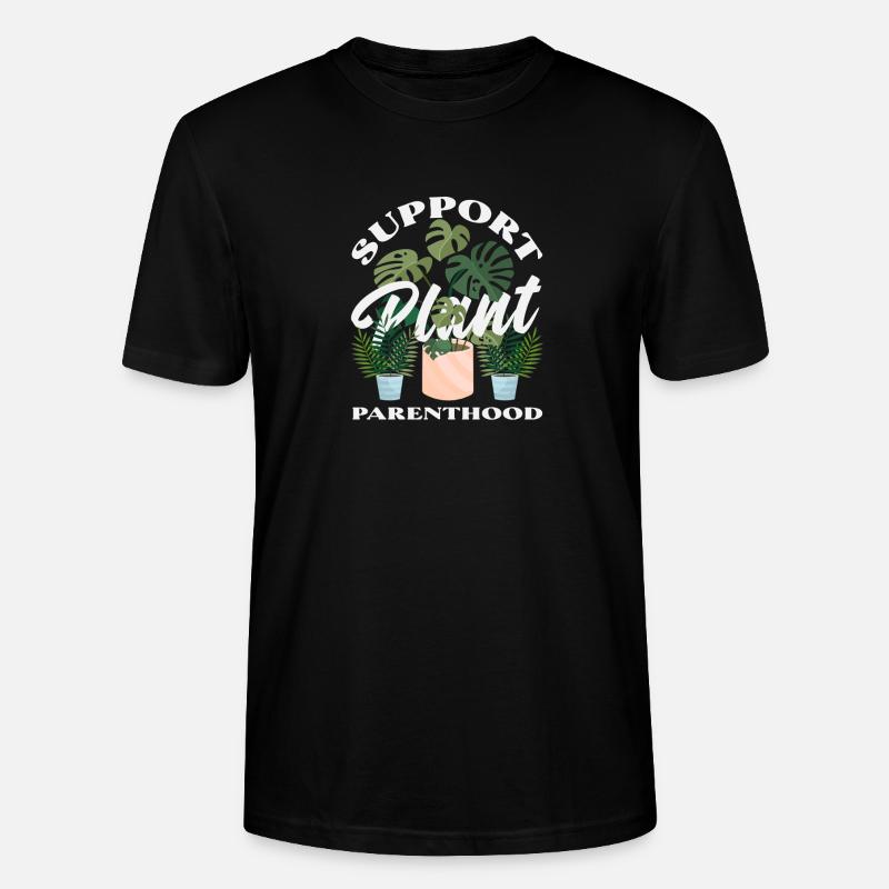 Unterstützung Der Pflanzenelternschaft - Stanley/Stella Unisex Bio-T-Shirt CRAFTER - Schwarz