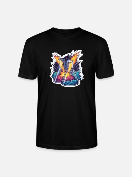 Lab Geek Bildungsquadrantid Meteorstrom-Erlebnis - Stanley/Stella Unisex Bio-T-Shirt CRAFTER - Schwarz