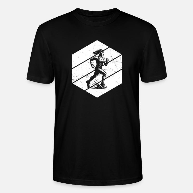 Focus purement sur la course - T-shirt bio CRAFTER Stanley Stella Unisexe - noir