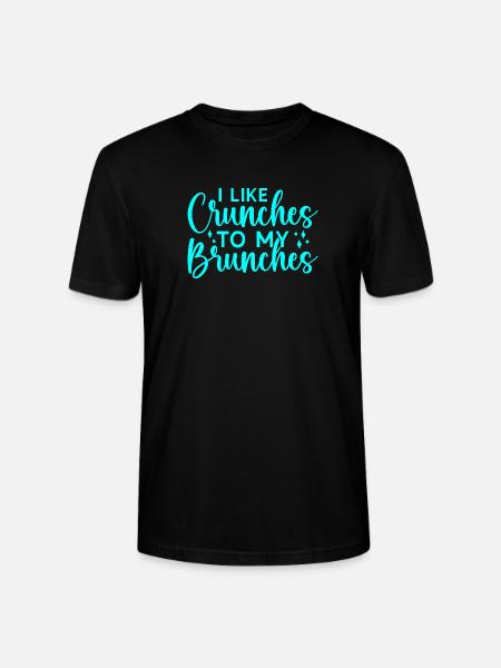 Fitness Motivation Bodybuilder Like Crunches - Stanley/Stella CRAFTER Unisex Organic T-Shirt - black
