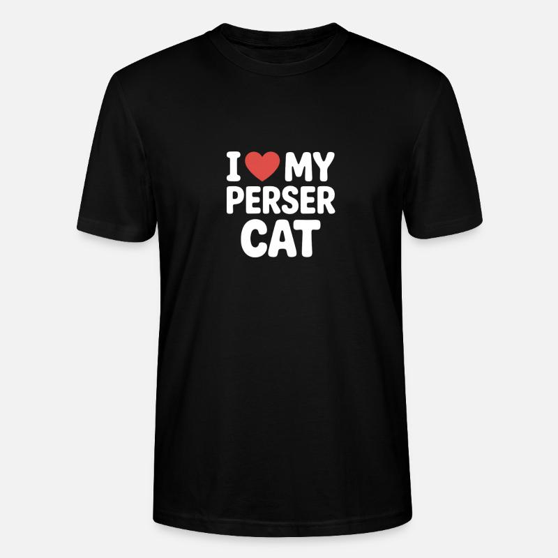 J’adore mon chat persan - T-shirt bio CRAFTER Stanley Stella Unisexe - noir